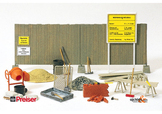 Preiser 17177 Concrete mixer, tool kit