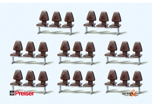 Preiser 17215 Modern Modular Seating /8