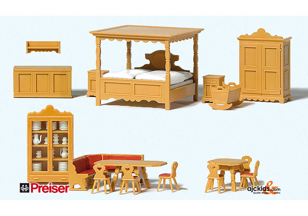 Preiser 17710 Country House Furniture