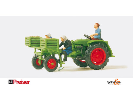 Preiser 17935 Tractor with Potato Planter