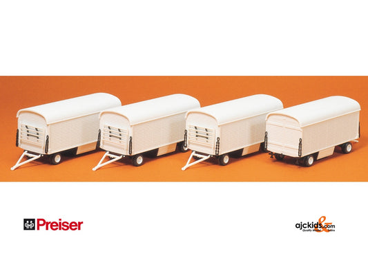 Preiser 20006 - Equipment caravan 4 pcs