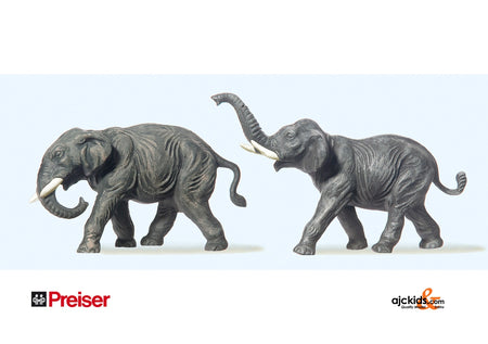 Preiser 20375 Elephants walking 2 pcs