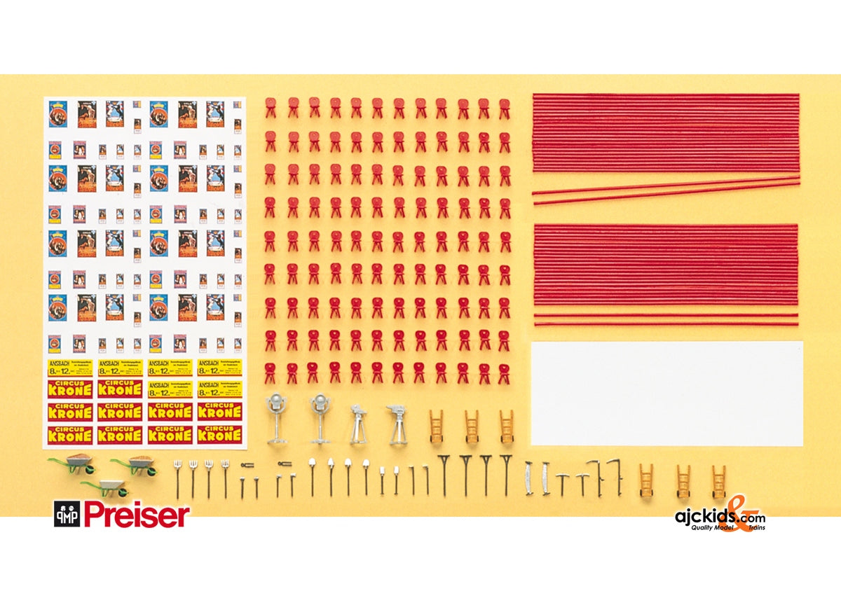 Preiser 21048 Accssrs f/Krone Crcs Tent