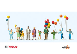 Preiser 24659 - Selling Balloons 10/