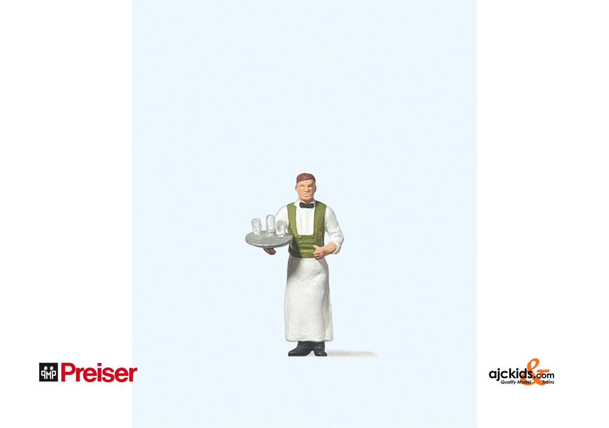 Preiser 28044 - Waiter with Serving Tray