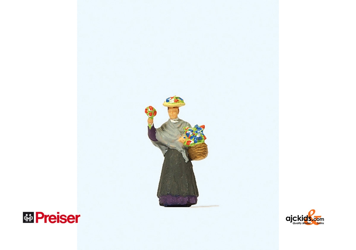 Preiser 28106 - Flower Seller