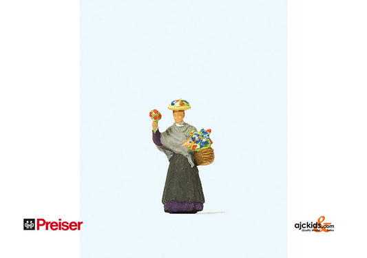 Preiser 28106 - Flower Seller