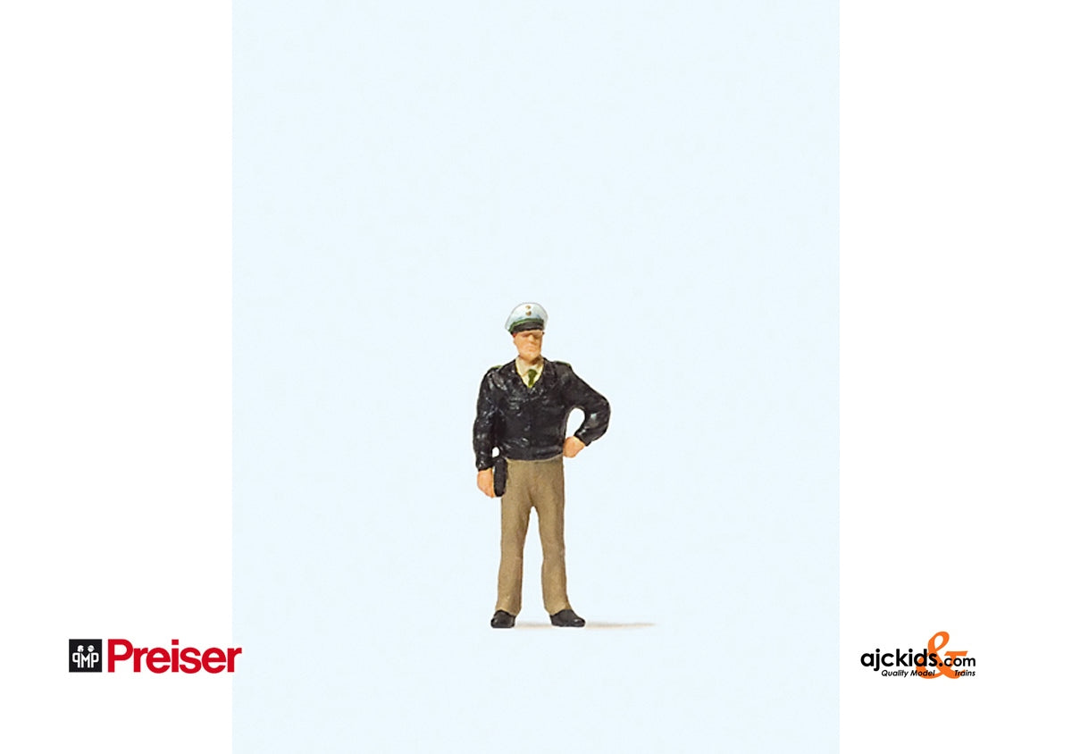 Preiser 28236 Polizisten-Figur – Detailreich, Blau, Für Sammler & Modellbau
