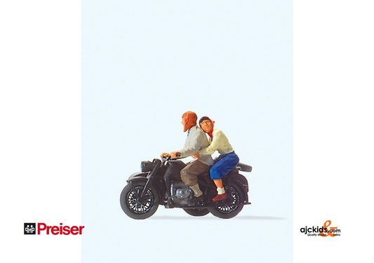 Preiser 28148 - Motorcycle with Riders KS750