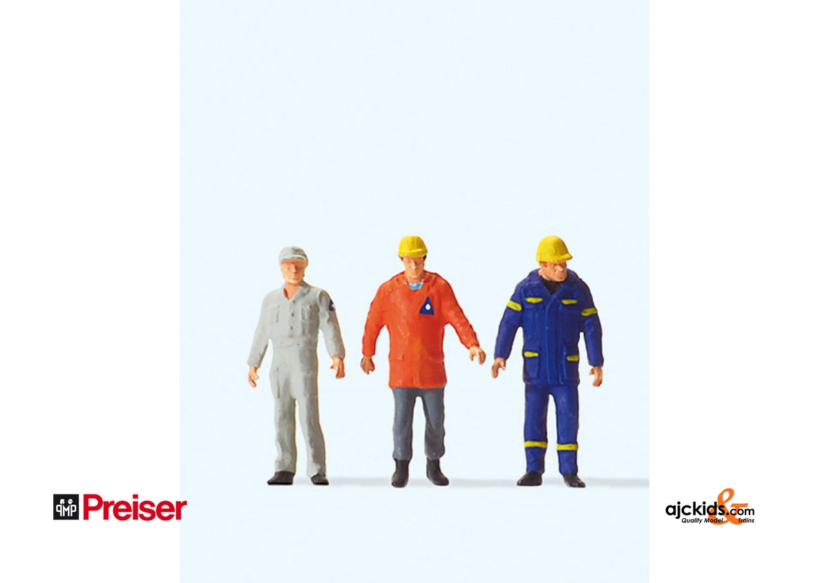 Preiser 28149 - Fed Tech Emrgncy Srvc 3 pcs