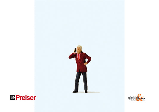 Preiser 28165 - Man with Mobile Phone