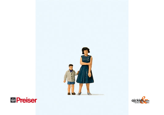 Preiser 28169 - Mother & Son Standing