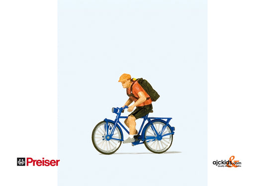 Preiser 28175 - Bicycle Courier