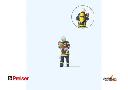 Preiser 28251 - Fireman Saving Child