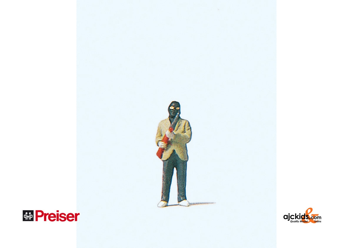 Preiser 29046 - Criminal in Hood with Rifle