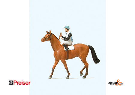 Preiser 29080 - Jockey On Horse