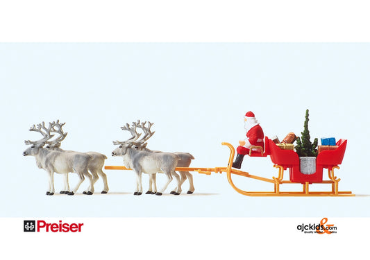 Preiser 30399 - Chrstms Sleigh with Reindeer