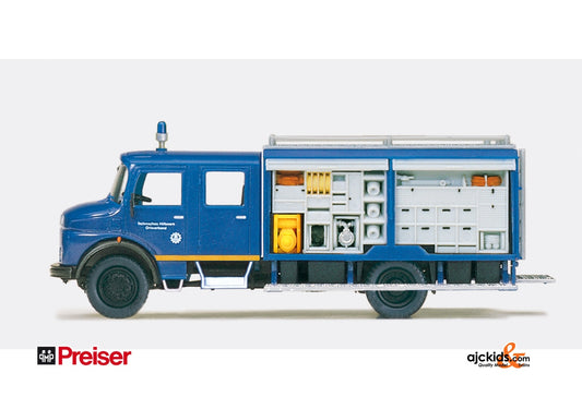Preiser 31192 - MB LA 1113B fireTruck blue