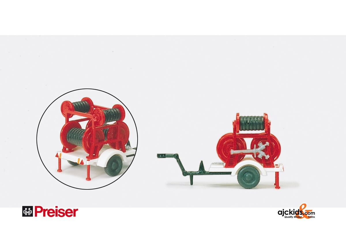 Preiser 31254 - Ziegler FD hose trailer