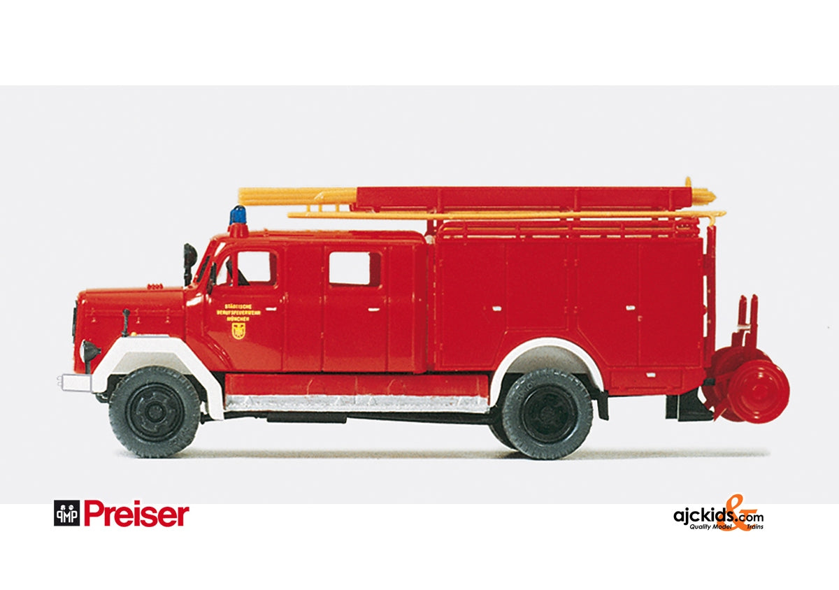 Preiser 31263 - Magirus Fire Trk with Ladder