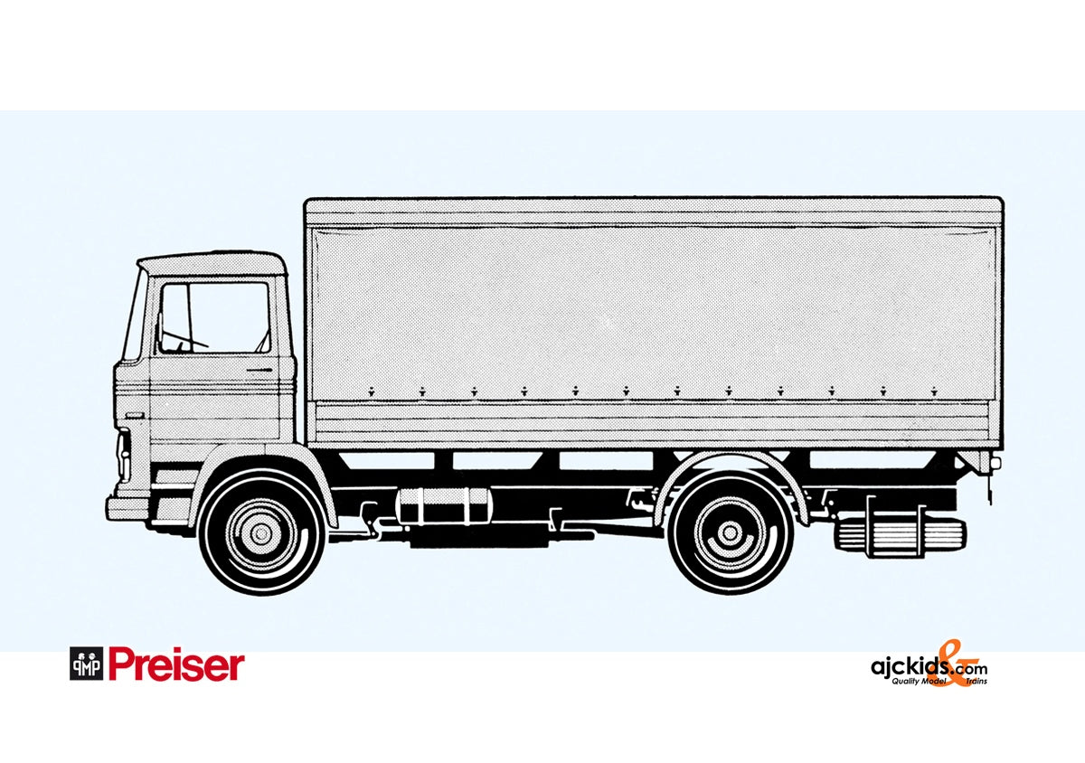 Preiser 31320 - MB LP 1113 Truck Kit