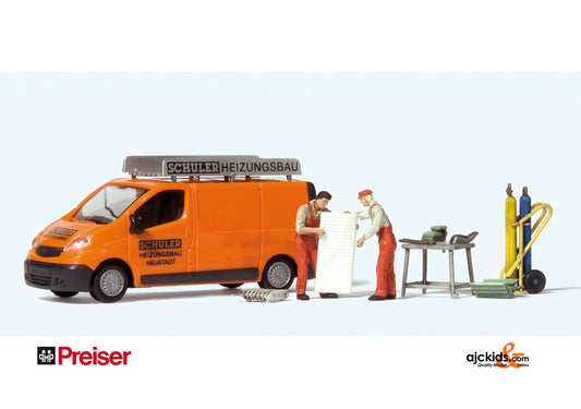 Preiser 33259 Opel Vivaro with Figs/Accss