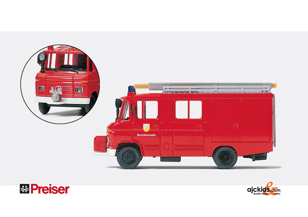 Preiser 35026 - MB 408 Fire van with ladder