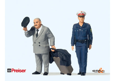 Preiser 44915 Traveller/Police Officer