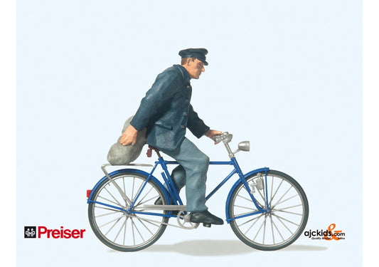 Preiser 45067 Man on bicycle