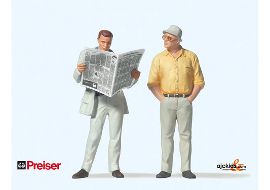 Preiser 45079 Man with Newspaper/Pssrby 2 pcs