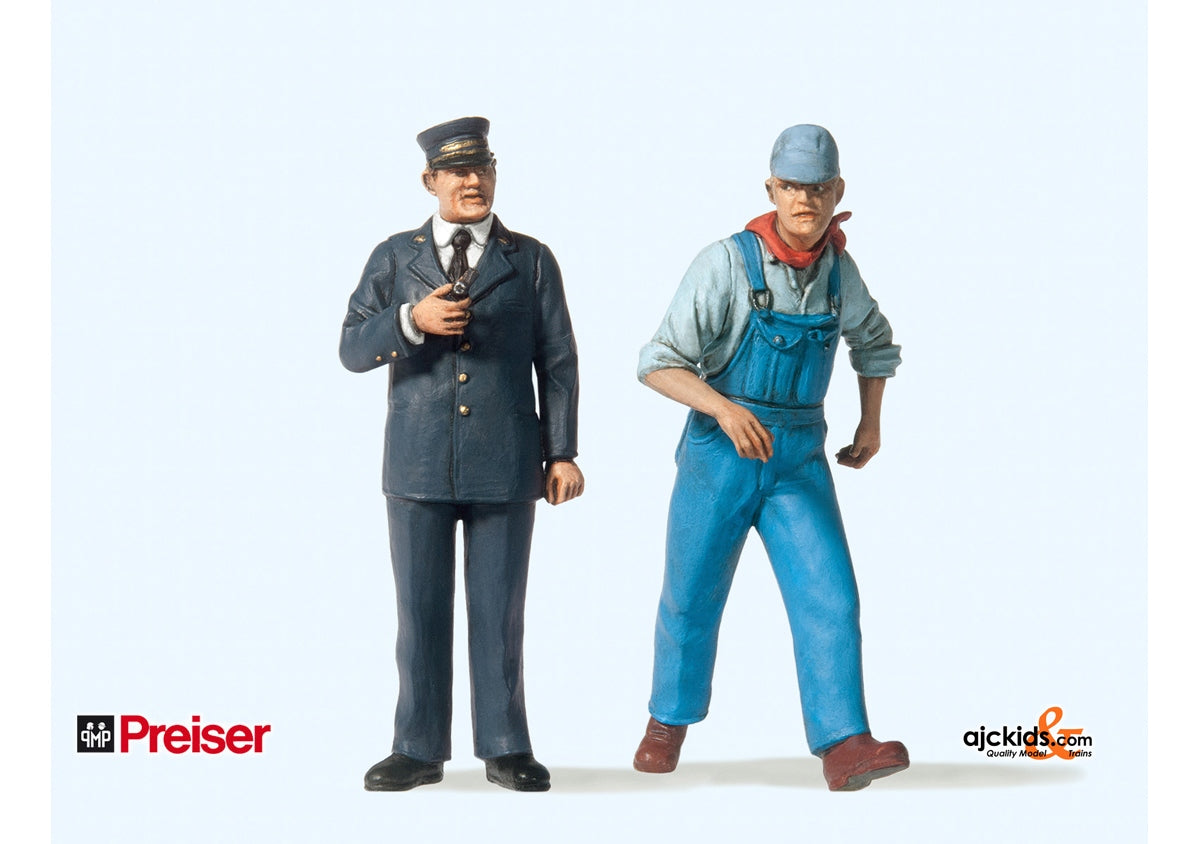 Preiser 45132 US Railway Personnel