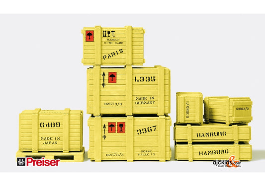 Preiser 45200 Crates & pallet kit 9/