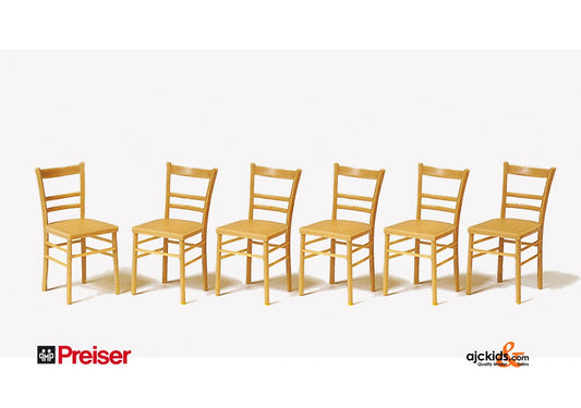 Preiser 45219 Chairs 6 pcs