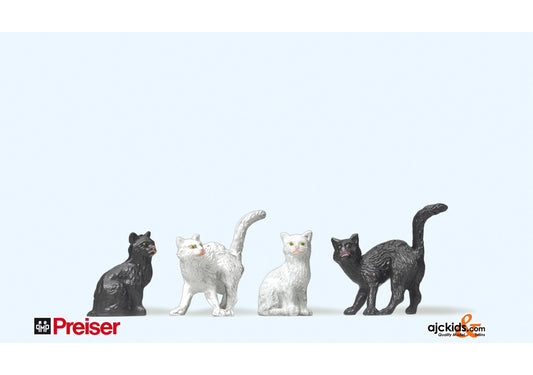 Preiser 47063 Cats Assorted 4 pcs