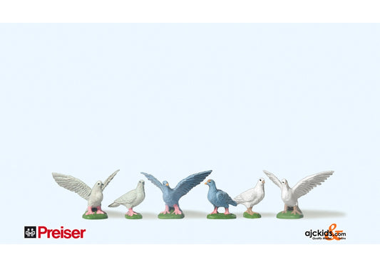 Preiser 47084 Pigeons 4 pcs