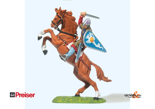 Preiser 51047 Norman riding with swrd 1:25