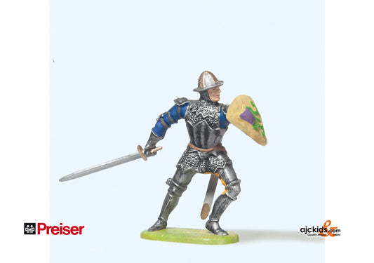 Preiser 52008 Knight prryng with swrd 1:25