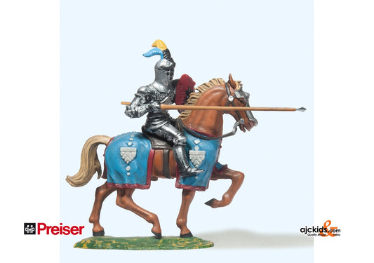 Preiser 52041 Knight rdng with lance 1:25