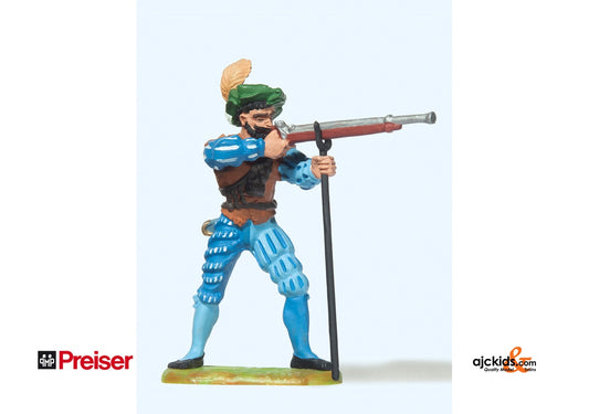 Preiser 52305 Mrcnary aiming gun 1:25