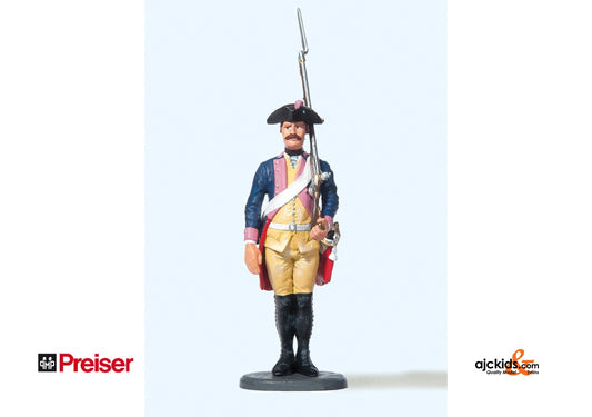 Preiser 54119 Pr musketeer with gun 1:24