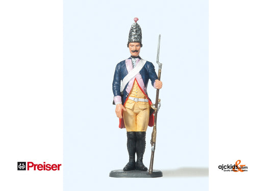 Preiser 54121 Pr grenadier with gun 1:24