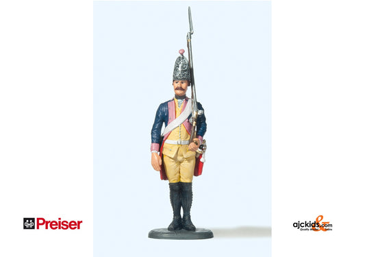 Preiser 54122 Pr grenadier with gun 1:24