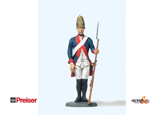 Preiser 54126 Pr soldier with gun 1:24