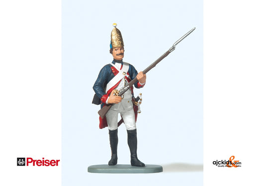 Preiser 54147 Grenadier stnd with gun 1:24