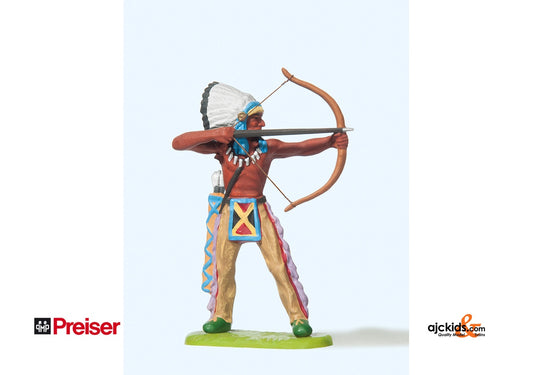 Preiser 54613 Indian chief with bow