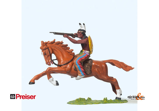 Preiser 54651 Indian warrior on horse