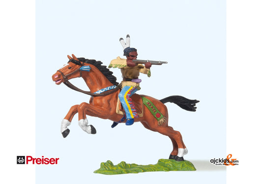 Preiser 54656 Indian on horse shooting