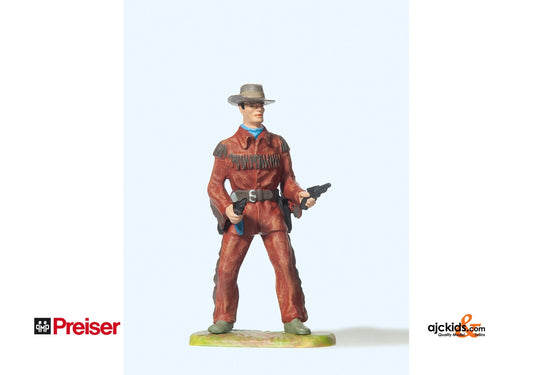 Preiser 54802 Cowboy with 2 guns