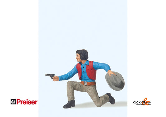 Preiser 54803 Cowboy kneeling-shooting