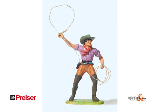 Preiser 54807 Cowboy with lasso